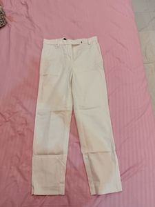 The Mia Slim White Trousers