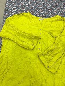 Yellow Tunic Top