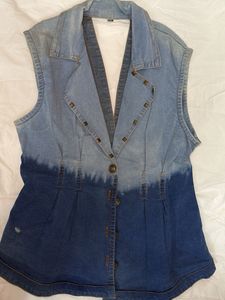 Denim Waistcoat For Women