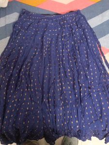 Blue &amp; Gold Skirt