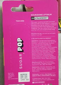 New With Tag Sugar Pop Lip Balm