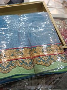 Elegant Embroidered Saree