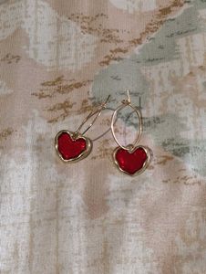 Heart Drop Earrings