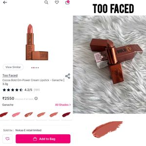 Too Faced Ganache Lipstick
