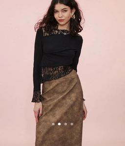 Sheer Black Lace Top