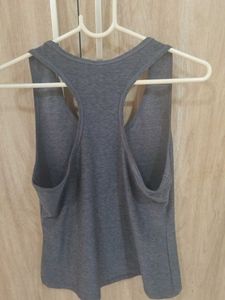 H&amp;M Gray Racerback Tank Top