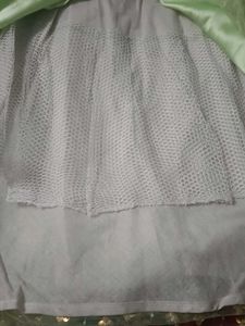 Green Net Girls Dress
