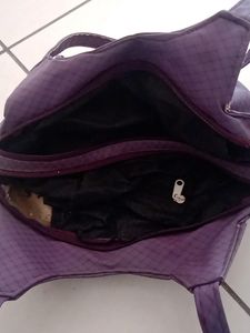 Wine Colour Hand Bag