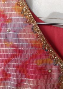Beautiful Flared Alia Cut Gown