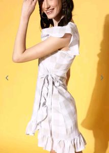 Grey Wrap Dress