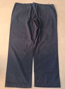 Men's Navy Blue Straight Fit Pants
