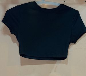 Black Crop Top
