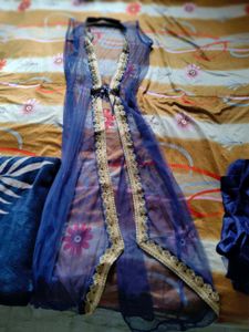 SALE::Blue Embellished Gown