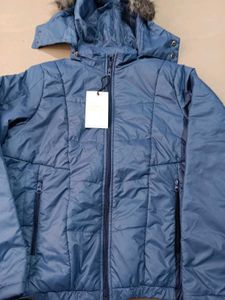 Freehand Women&#39;s Blue Padded Jacket, XL SIZE