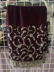 Elegant Purple Saree