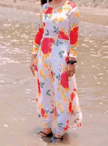 Beautiful Floral Print Suit Set 🤍