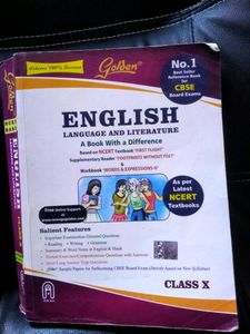 Golden English guide for class 10 CBSE(not a latest one)