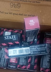 STAZE 9to9 Branded Unused Lipstick Combo Pack Of 2