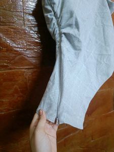 Gray Casual Top topshop