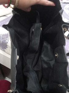 Black Color Mango Tote Bag