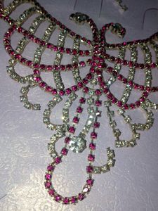Necklace With Earrings And Bracelet