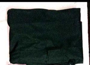 Black Wide Cargo Pants