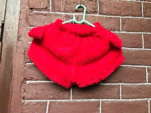 Fluffy Red Night Short