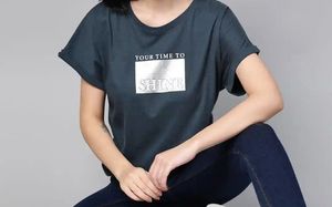 “Your Time To Shine” Dark Blue Tee | Small Size |