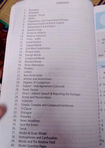 Study Material For English Grammer