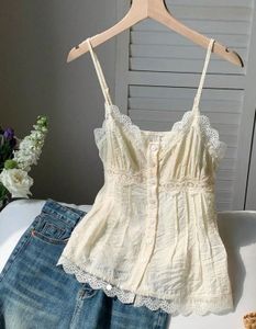Vintage Pinteresty Lace Trim Top
