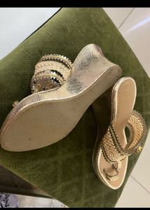 Golden Flats &amp; Sandals