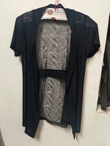 Net & Lace Mini Shrug