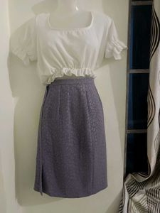 Korean Lavender Skirt