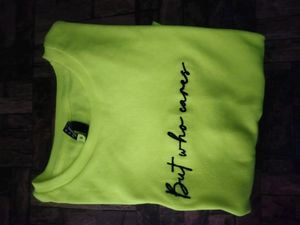 Combo Of Neon Top And Dungarees