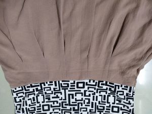 Unused Beige Short Dress For Women Size XS To S
