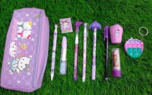 Purple Theme Stationery Items