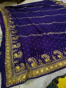 aari tari heavy work saree 😍🔥