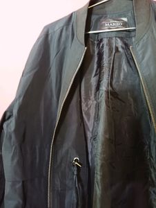 Longline bomber jacket