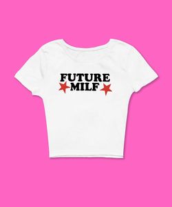y2k future milf baby tee/crop top