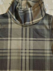 Turtle Neck Branded Dress