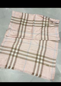Burberry Pink  check Scarf