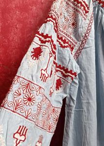 Zara Embroided Top
