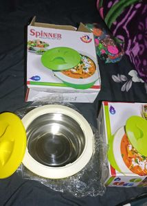 Spinner Insulated Hot Pot ( Colour: 🟡 &amp; 🟢)