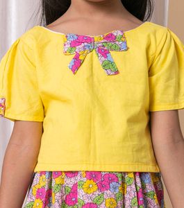 Skirt And Top Set💛 1 To 8years