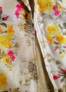 Floral Printed Casual Blazer