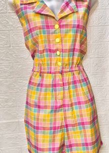 Multicolored Jumpsuit Medium Size
