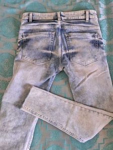 Acid Wash Denim Jeans