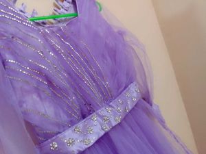 Lavender Tulle Party Dress