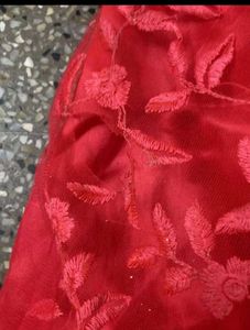 New Peachy Pink Kids Frock With Damage