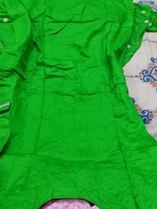 Green Embellished dress